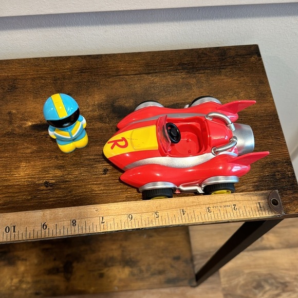 Ryan's World Race Car for 3 “ Figure Pull Back Action Bonkers Toy with Blue Ryan - Picture 7 of 7